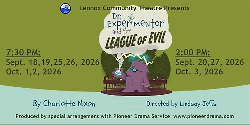 DR. EXPERIMENTOR AND THE LEAGUE OF EVIL by Charlotte Nixon