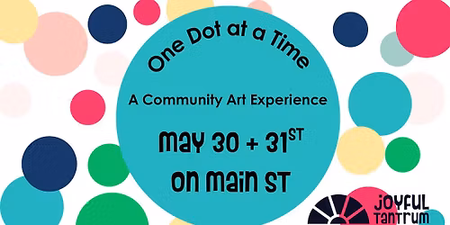 One Dot at a Time {A Community Art Experience}
