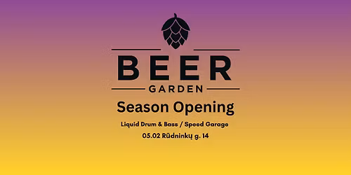 Beer Garden Season Opening
