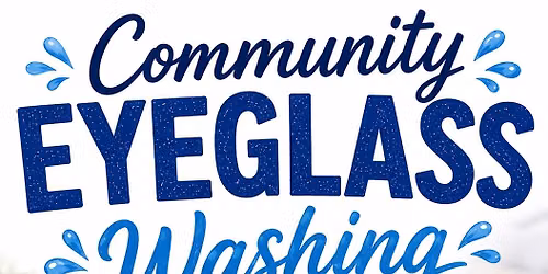 Community Eyeglass Washing