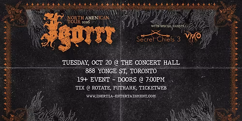 Igorrr, Secret Chiefs 3 & VMO (Violent Magic Orchestra)