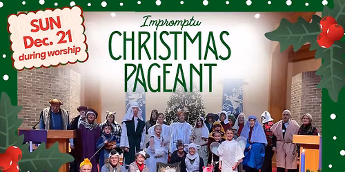 Impromptu Christmas Pageant