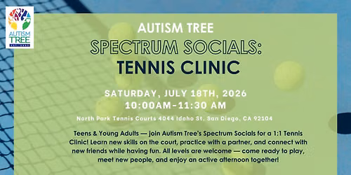 Spectrum Socials: Tennis Clinic