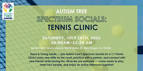 Spectrum Socials: Tennis Clinic