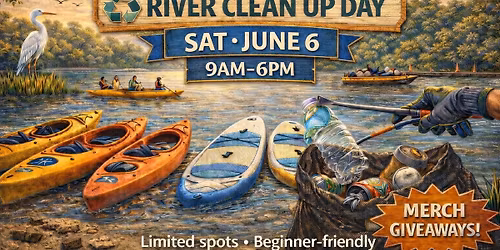 Annual River Clean Up Day (Merch Giveaways)