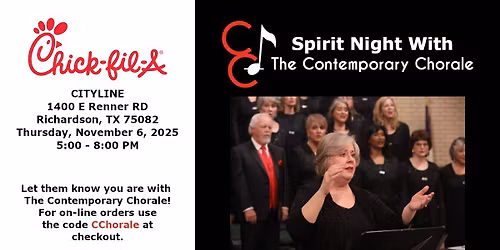 Spirit Night - Chick-fil-a