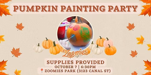 Pumpkin Painting Party