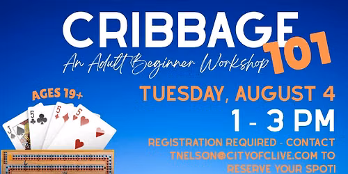 Cribbage 101: An Adult Beginner Workshop