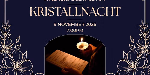 Kristallnacht Memorial Service