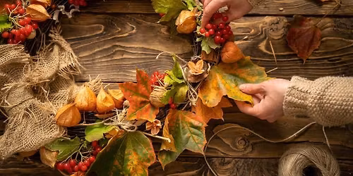 Wreath making & Brownie bar 