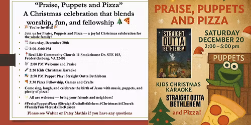 Praise, Puppets, and Pizza