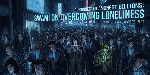 Swami on Overcoming Loneliness \u2014 Why We Feel More Connected Yet Still Alone