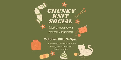 10\/10 Chunky Knit Social: Make your Own Chunky blanket