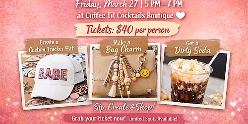 Sip, Shop and Celebrate with Us!