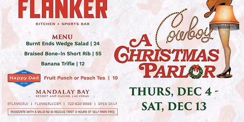 A Cowboy Christmas Parlor at Flanker Kitchen + Sports Bar