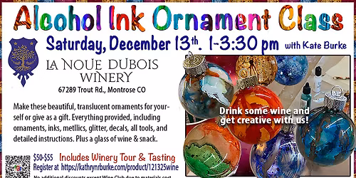 Alcohol Ink Ornaments