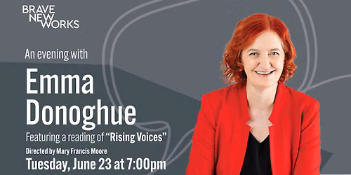 An Evening with Emma Donoghue - Rising Voices reading 