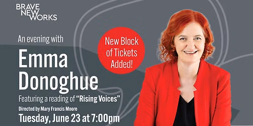 An Evening with Emma Donoghue - Rising Voices reading 