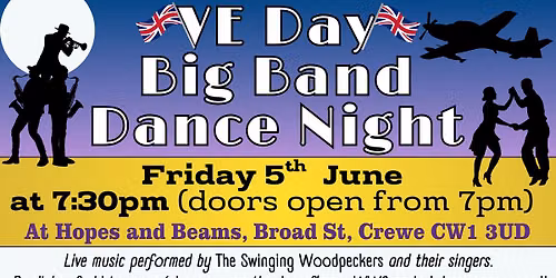 VE Day Big Band Music & Dance Night (FRI 5th JUNE)