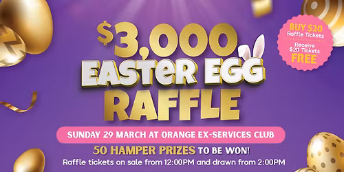 $3,000 Easter Egg Hamper Raffles @ OESC