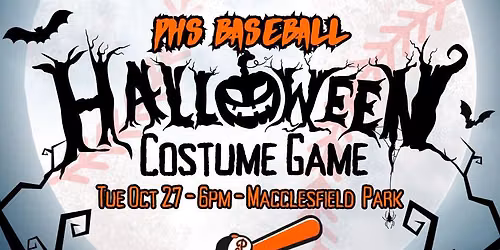 8th Annual PHS Baseball Halloween Costume Game