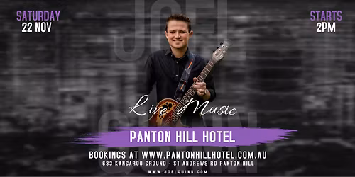 Joel Quinn @ Panton Hill Hotel