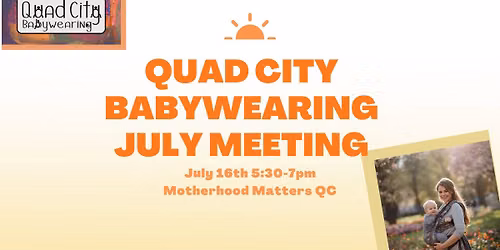 July Babywearing Meeting