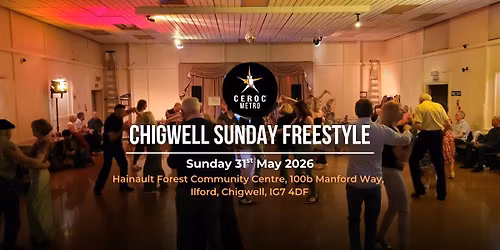 Chigwell Sunday Freestyle - Sunday 31st May 2026