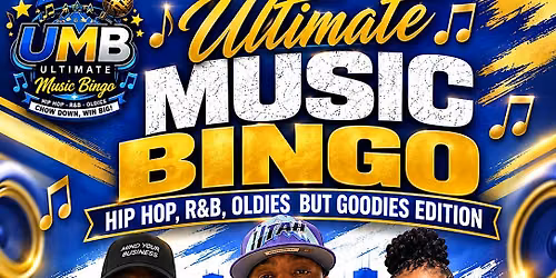 ULTIMATE MUSIC BINGO - Hip Hop, R&B and Oldies But Goodies Edition
