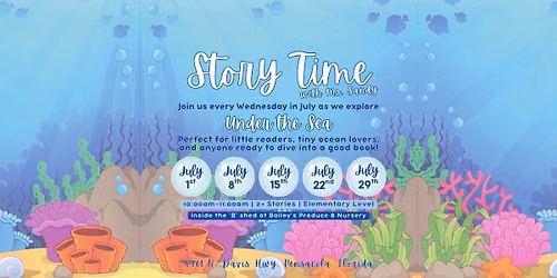 Story Time with Ms. Sandy at Bailey's Produce & Nursery