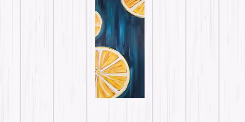 Floating Lemons: Adult Paint and Sip Class