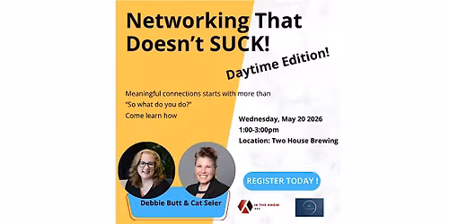 Networking That Doesn't Suck - Daytime!