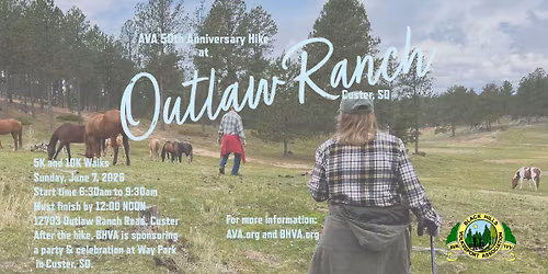 Black Hills Volkssport Association Outlaw Ranch Hike