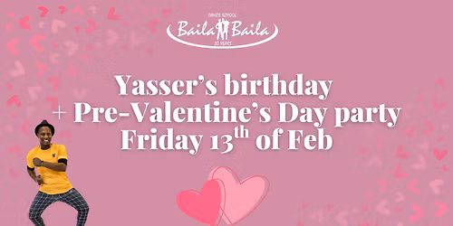 Valentine's day salsa & bachata party!