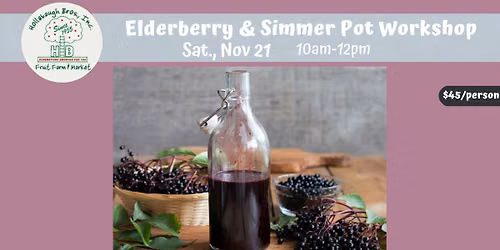 Elderberry & Simmer Pot Workshop