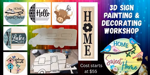 3D Sign Painting & Decorating Workshop