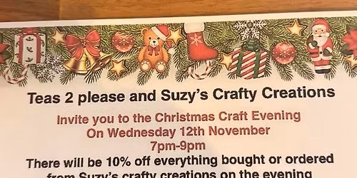 Christmas craft evening 