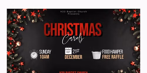 Christmas Carols Service with Christmas Food Hamper Giveaway.