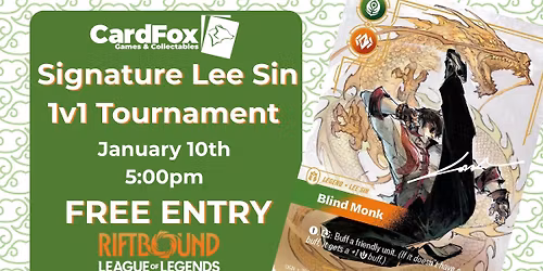 Signature Lee Sin Riftbound Tournament!
