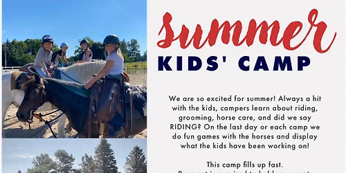 June Horse Camp