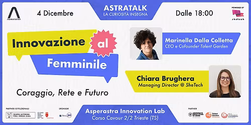 Innovazione al femminile - ASTRATALK