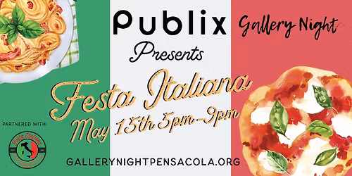 Gallery Night \u201cFesta Italiana\u201d May 15th- Presented by Publix