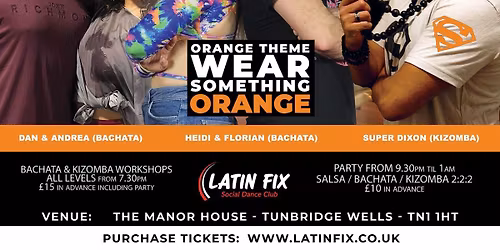 \ud83c\udf83 Latin Fix SBK 2:2:2 Monthly Party \ud83c\udf83 HALLOWEEN AFTER PARTY \ud83e\udde1 ORANGE DRESS CODE \ud83e\udd73