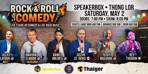 Rock & Roll Comedy at Speakerbox