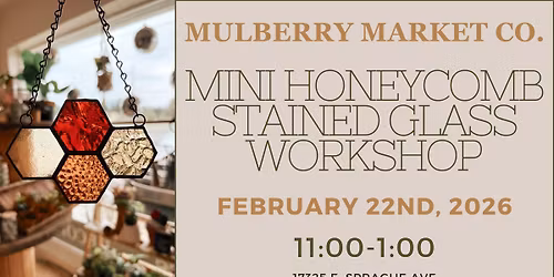 Mini Honeycomb Stained Glass Workshop
