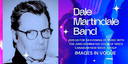 An intimate evening of new music with  Dale Martindale.
