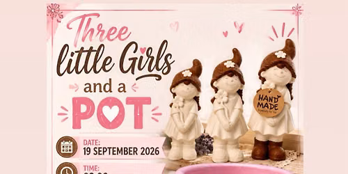 Three little Girls and a Pot