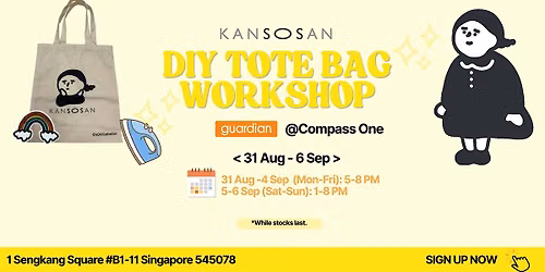 DIY Moriko-san Tote Bag Workshop with Kansosan [Compass One]