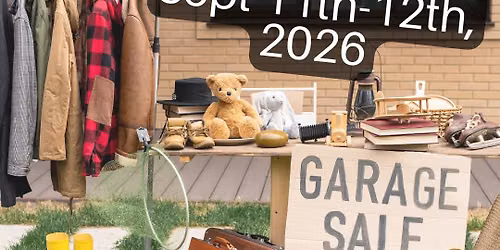 Fenwick Community Garage Sale \u2013 September 2026
