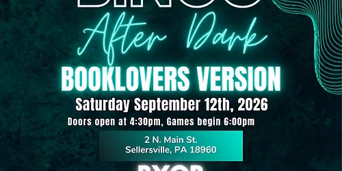 SFD Bingo After Dark- Book Lover's Version